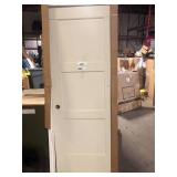 White Entrance Door  Customer Returns See Pictures