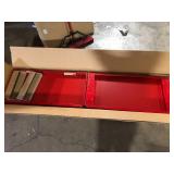 Husky Ready-to-Assemble 24-Gauge Steel Freestanding Garage Cabinet in Red (36.6 in. W x 72 in. H x 18.3 in. D) Customer Returns See Pictures