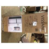 Vissani 10.1 cu. ft. Top Freezer Refrigerator in Stainless Steel Slight Damage Customer Returns See Pictures