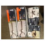 Lot of Mixed Assorted Ceiling Lighting Fans For Parts Various Models and Conditions Customer Returns See Pictures