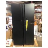 Husky Tall and Extra Wide Heavy Duty Welded Steel Garage Storage System in Black Damaged   Customer Returns See Pictures