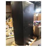 Husky Tall and Extra Wide Heavy Duty Welded Steel Garage Storage System in Black Damaged   Customer Returns See Pictures