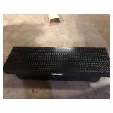 Husky 71.36 in. Matte Black Aluminum Full Size Crossbed Truck Tool Box Customer Returns See Pictures