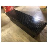 Husky 71.36 in. Matte Black Aluminum Full Size Crossbed Truck Tool Box Customer Returns See Pictures