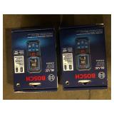 Lot of Bosch BLAZE 165 ft. Dual Power Battery Laser Distance Tape Measuring Tool w/ Color Screen & Measurement Rounding   Customer Returns See Pictures