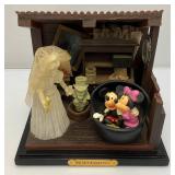 Est. $350.00 - $700.00 Walt Disney World 2003 A Haunted Mansion Scene "Who Lives In Your Attic?" (Works) In Original Box (Needs Light Cleaning)