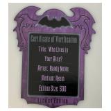 Est. $350.00 - $700.00 Walt Disney World 2003 A Haunted Mansion Scene "Who Lives In Your Attic?" (Works) In Original Box (Needs Light Cleaning)