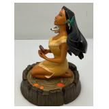 Est. 175.00 - $300.00 Disneys WDCC (Pocahontas) "Listen With Your Heart"  Figurine In Original Box With COA  (Chips In Black Paint On Hair)
