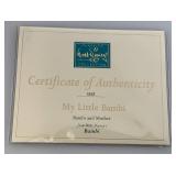 Est. 275.00 - $400.00 Disneys WDCC EVENT SCULPTURE No.  1289 (BAMBI & Mother) Figurine In Original Box With COA