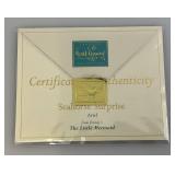 Est. 375.00 - $600.00 Disneys WDCC (LITTLE MERMAID) "ARIEL"  SEAHORSE SURPRISE" Figurine In Original Box With COA