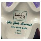 Est. 95.00 - $200.00 Disneys WDCC (THE LITTLE MERMAID) "SING ALONG SNAILS" Figurine In Original Box With COA