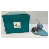 Est. 75.00 - $150.00 Disneys WDCC (TINKERBELL) "Little Charmer Base" From Disneys Peter Pan 2001 Figurine In Original Box