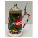 Coca-Cola Candy Cane Stein (NIB)