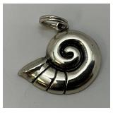 Walt Disney Classic Collection STERLING SILVER The Little Mermaid Ariel Shell Charm 2.63 Grams With Card