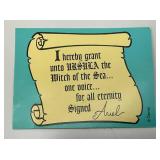 Walt Disney Classic Collection STERLING SILVER The Little Mermaid Ariel Shell Charm 2.63 Grams With Card