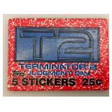 Vintage Batman And Terminator 2 Trading Cards Some In Wax Packs