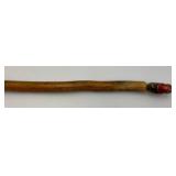 Hand Carved North Kansas City Fire Department Fireman Cane With DB 1992