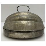 Vintage 2 Piece Double Handle English Style Pudding Mold