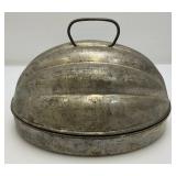 Vintage 2 Piece Double Handle English Style Pudding Mold