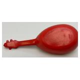 One Of A Kind RARE Vintage 1945 Wartime Send Back Dog And Guitar Ornament With Pencil Writing 1945 L.A. California On It