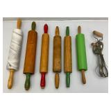 Misc. Vintage Rolling Pins Including Marble And More