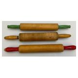 Misc. Vintage Rolling Pins Including Marble And More