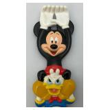 Vintage Walt Disney World Back Scratcher With Mickey Mouse, Donald Duck And Goofy 15"