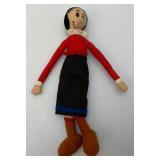Vintage POPEYE And OLIVE OIL Plush Figures 8"