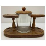 Vintage Misc. Pipes, Pipe Stand & Tobacco Jar