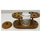 Vintage Misc. Pipes, Pipe Stand & Tobacco Jar