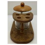 Vintage Misc. Pipes, Pipe Stand & Tobacco Jar