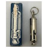 Vintage Metropolitan "The Authentic British Police Whistle In Original Box (NEW)