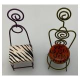 Enameled And Jeweled Art Deco Looking Note/Photo Holders And More