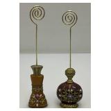 Enameled And Jeweled Art Deco Looking Note/Photo Holders And More