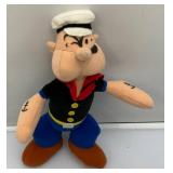 Vintage Collectible Plush Figures Including Mr. Peanut 18", Minnie Mouse 10" & Popeye 8"