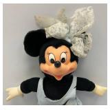 Vintage Collectible Plush Figures Including Mr. Peanut 18", Minnie Mouse 10" & Popeye 8"