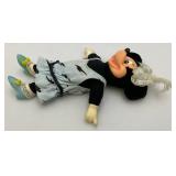 Vintage Collectible Plush Figures Including Mr. Peanut 18", Minnie Mouse 10" & Popeye 8"