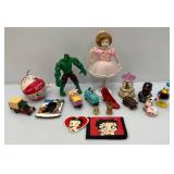 Misc. Vintage Toys And Collectibles Including Betty Boop, Hulk And More