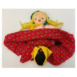 Est. Value $300.00 - $400.00 Vintage RARE Topsy-Turvy Rag Doll 11"