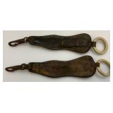 Vintage Horse Bits, Leather And Celluloid Horse Tail Braid Wraps And More