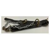 Vintage Horse Bits, Leather And Celluloid Horse Tail Braid Wraps And More