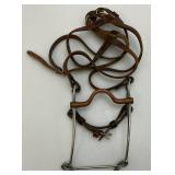 Vintage Horse Bits, Leather And Celluloid Horse Tail Braid Wraps And More