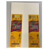 Set Of Tickets From 1996 Games Of The XXVI Olympiad Baseball Game In Protective Sleeve And 1996 Atlanta Hardcover Book