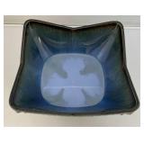 Vintage Japanese Ikebana Square Chalice Bowl