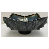 Vintage Japanese Ikebana Square Chalice Bowl