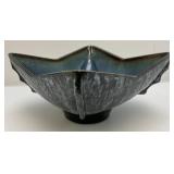 Vintage Japanese Ikebana Square Chalice Bowl