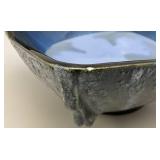 Vintage Japanese Ikebana Square Chalice Bowl