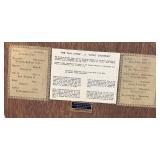 Misc. Vintage Wooden Items Including Aztec Themed Calendar & Wooden Trinket Box