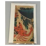 1967 TOPPS Chewing Gum Company "Come To Florida Learn To Swim Fast" Travel Poster 10" x 18" (Tears Present Fixed With Tape)