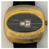 RARE Find Vintage Sheffield Swiss Digital Jump Hour Watch